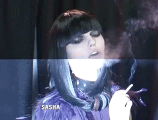 Beautiful Women Smoking Cigarettes GIFs #6 !! — 35