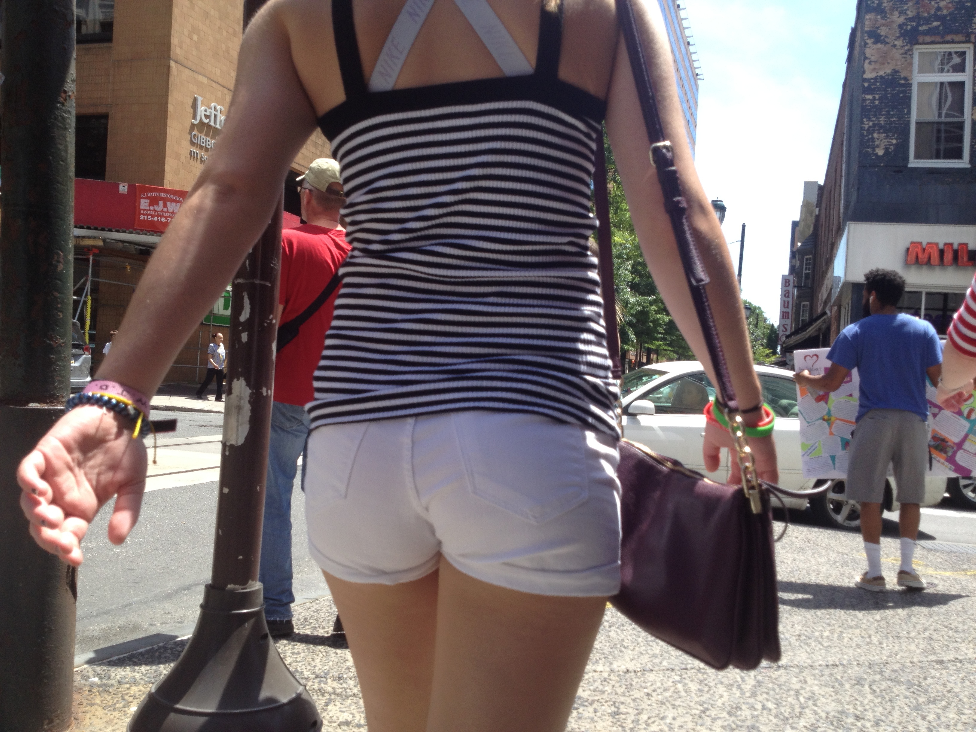 Candid Teen VPL in the City — 35