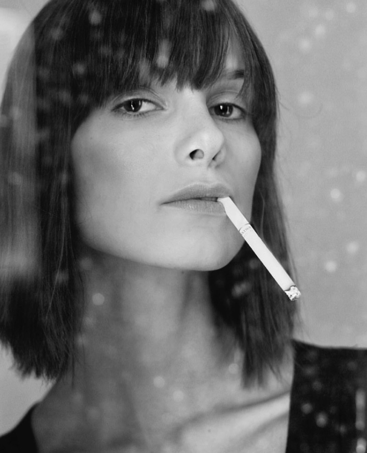 #2 Women With Bangs Smoking Cigarettes !!!! — 44