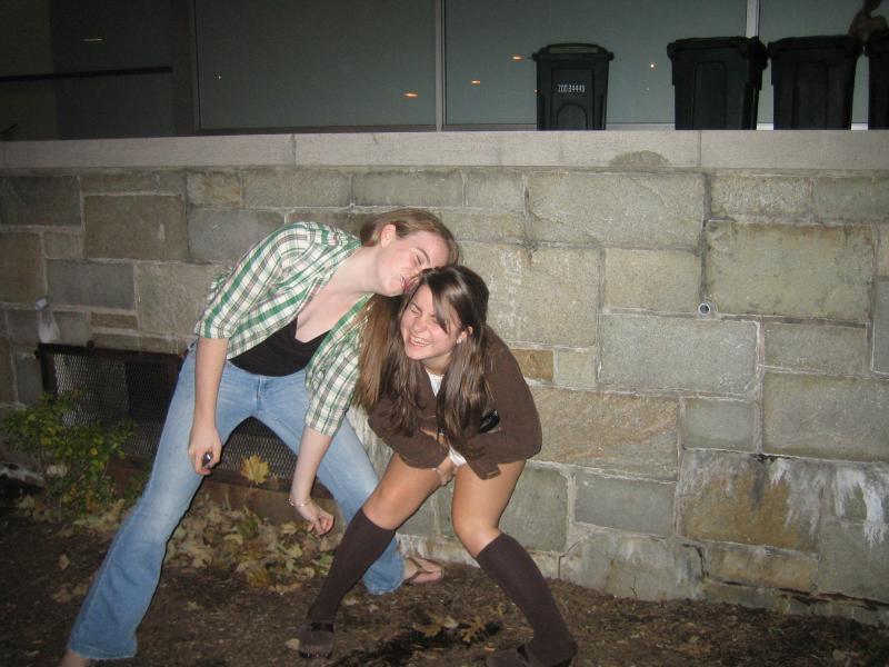 Girls Going to the Toilet Outdoors — 44