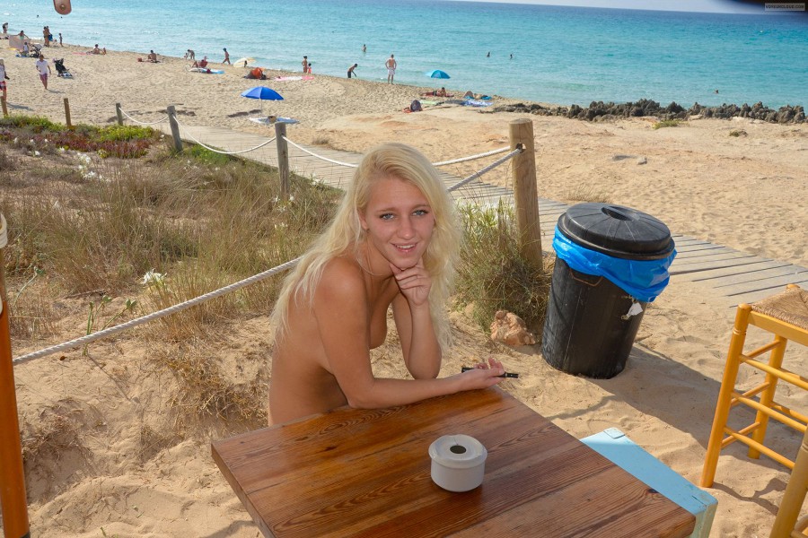 Blonde Girl Loves It To Be Nude — 14