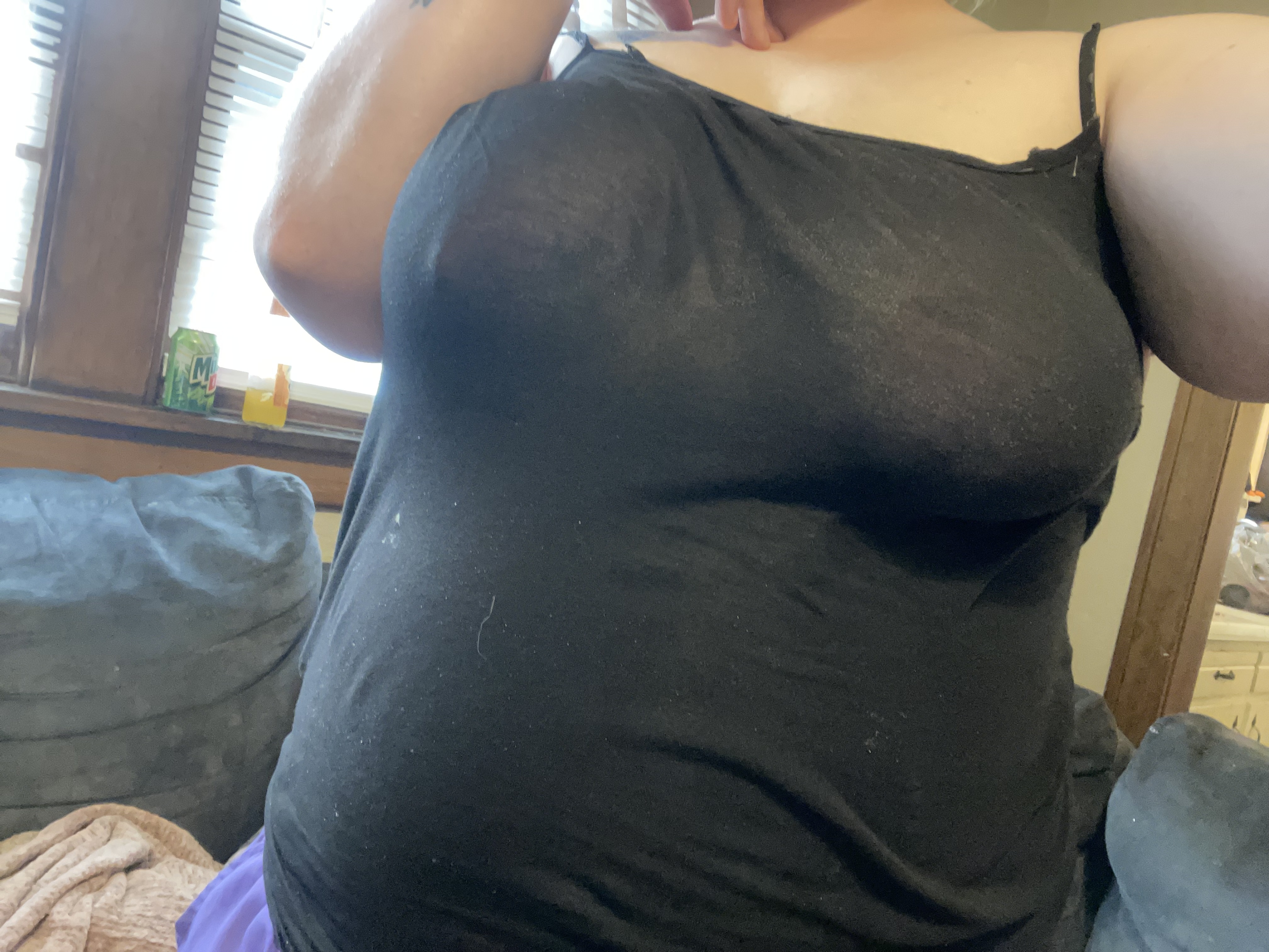 BBW Chubby Hairy Girlfriend with Huge Tits — 16