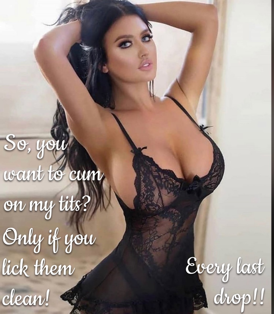 Cum fetish captions — 10